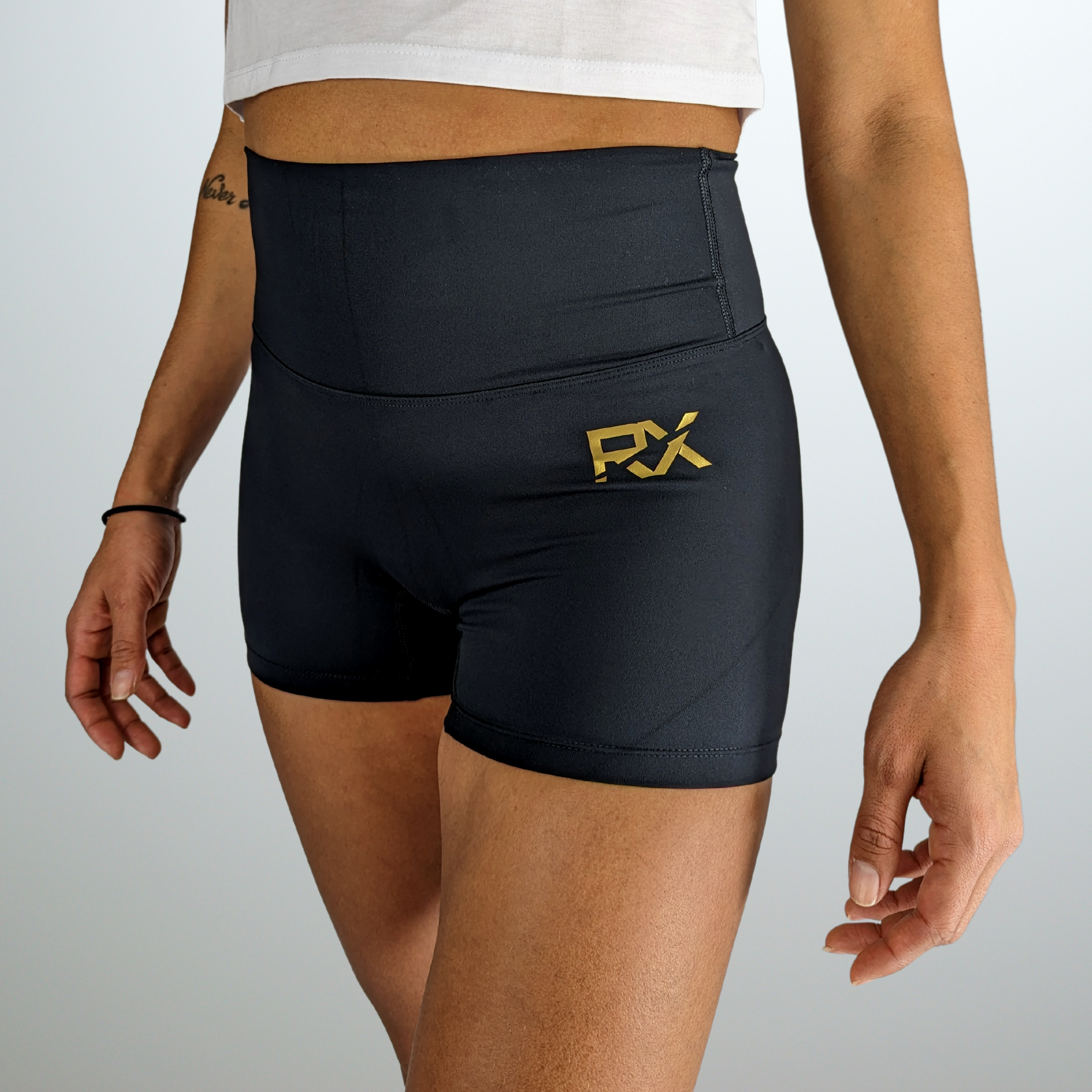 Short femme noir idéal crossFit, running, fitness – RxWEAR